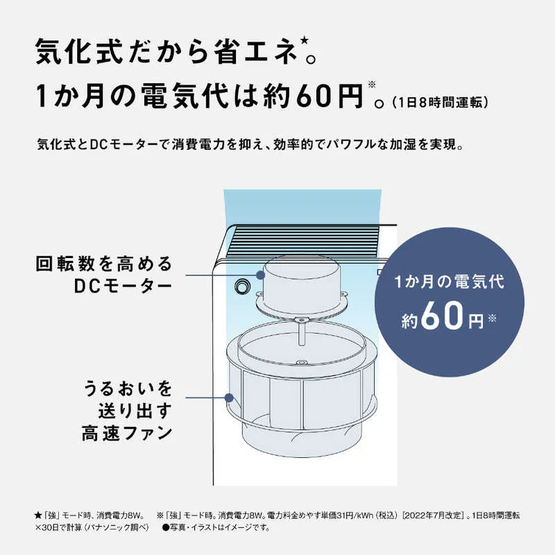 パナソニック FE-KX05D DCモーターで電気代を抑える仕組み