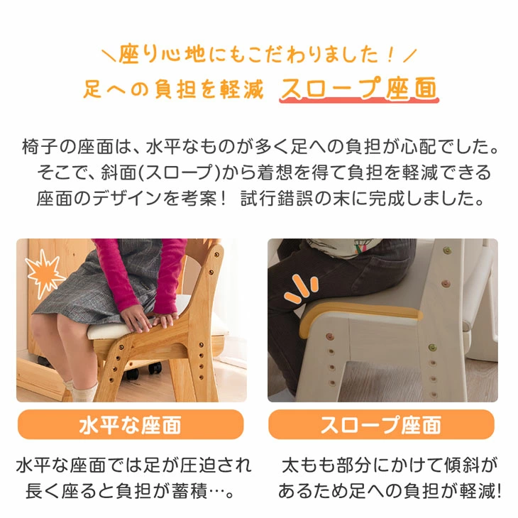 スロープ座面