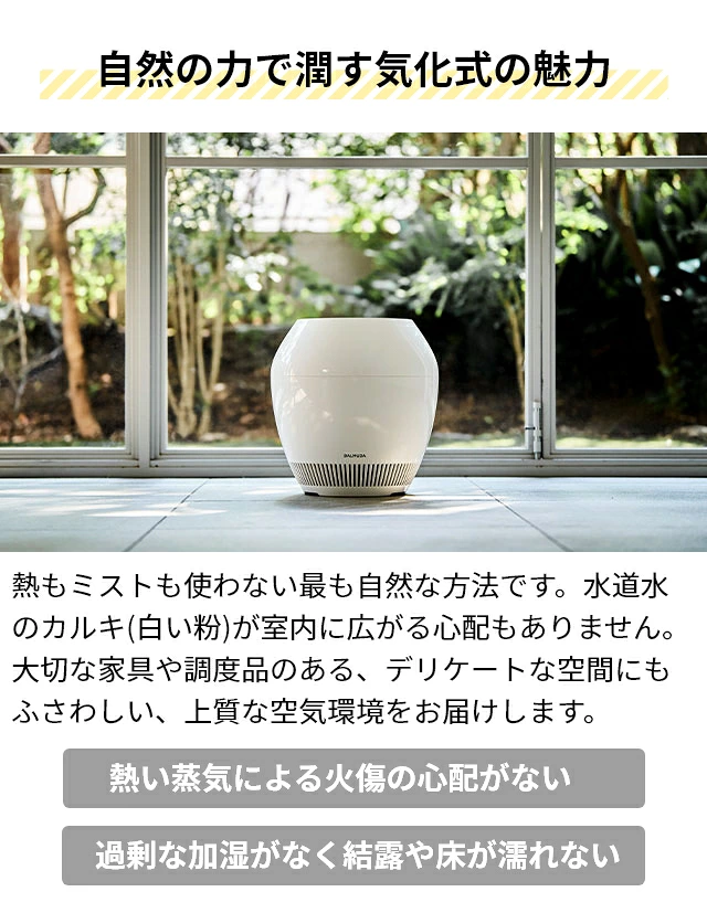 BALMUDA Rain 優雅な給水と革新的なディスプレイ
