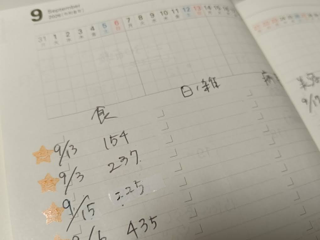 エダのNOLTY フリーページの記入例