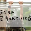 子どもの室内うんてい10選