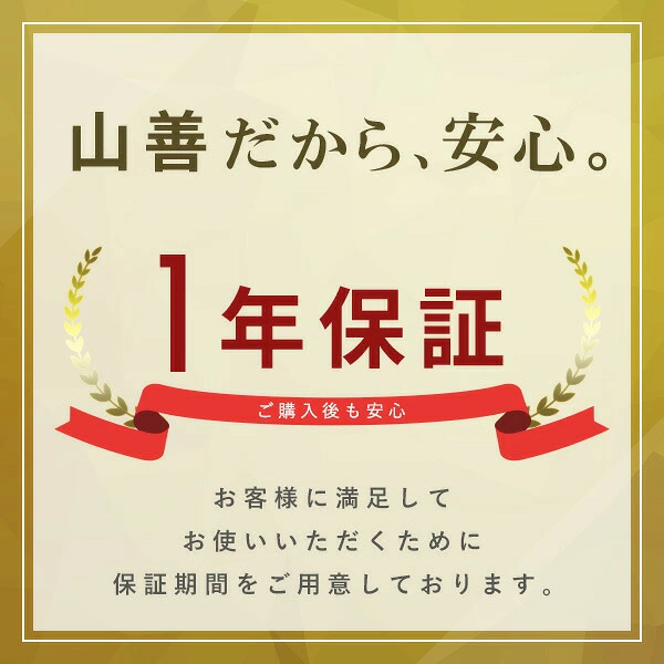 山善 1年保証