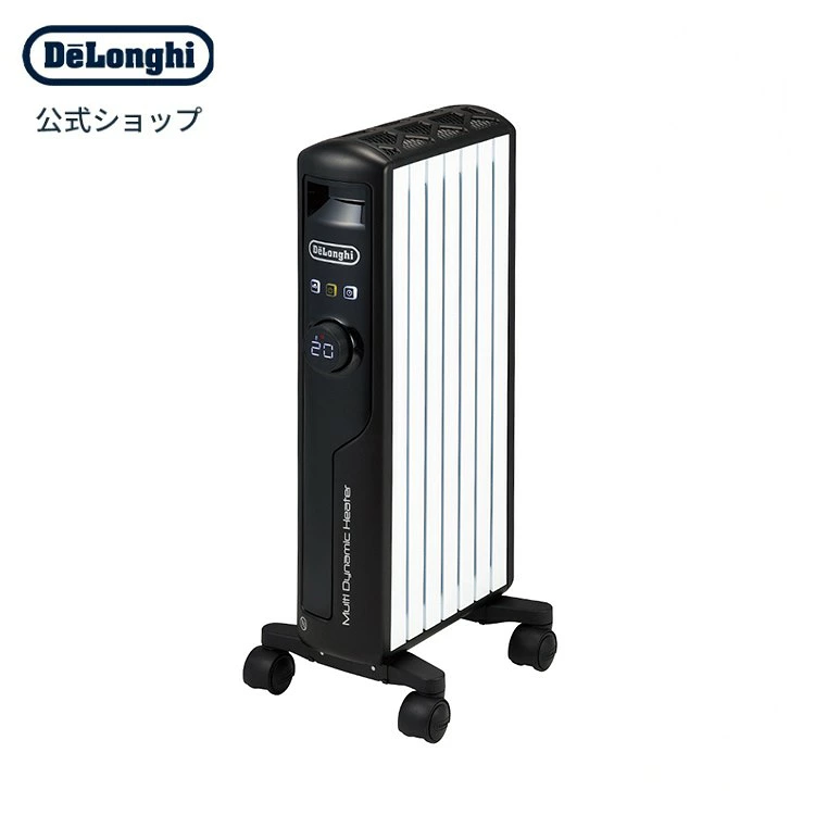 デロンギ マルチダイナミックヒーター MDHS09-BK ピュアホワイト×マットブラック